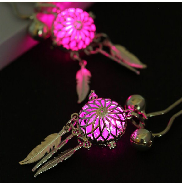 LOVERING - Nipple Clips With Bells (Pink Light) 